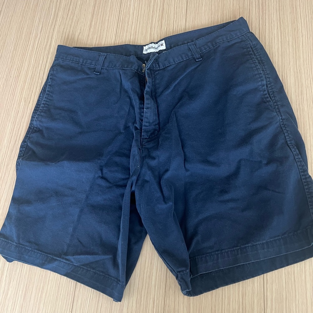 Saddlebred Navy Flat-Front Men’s Shorts